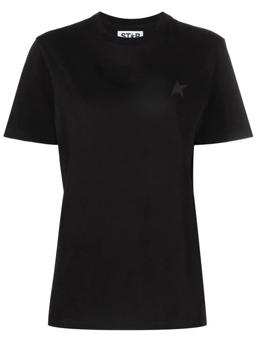 Logo-embroidered short-sleeved T-shirt Golden Goose | GWP01220P00059390100